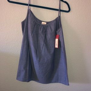 Denim colored Merona tank top | Medium | NWT